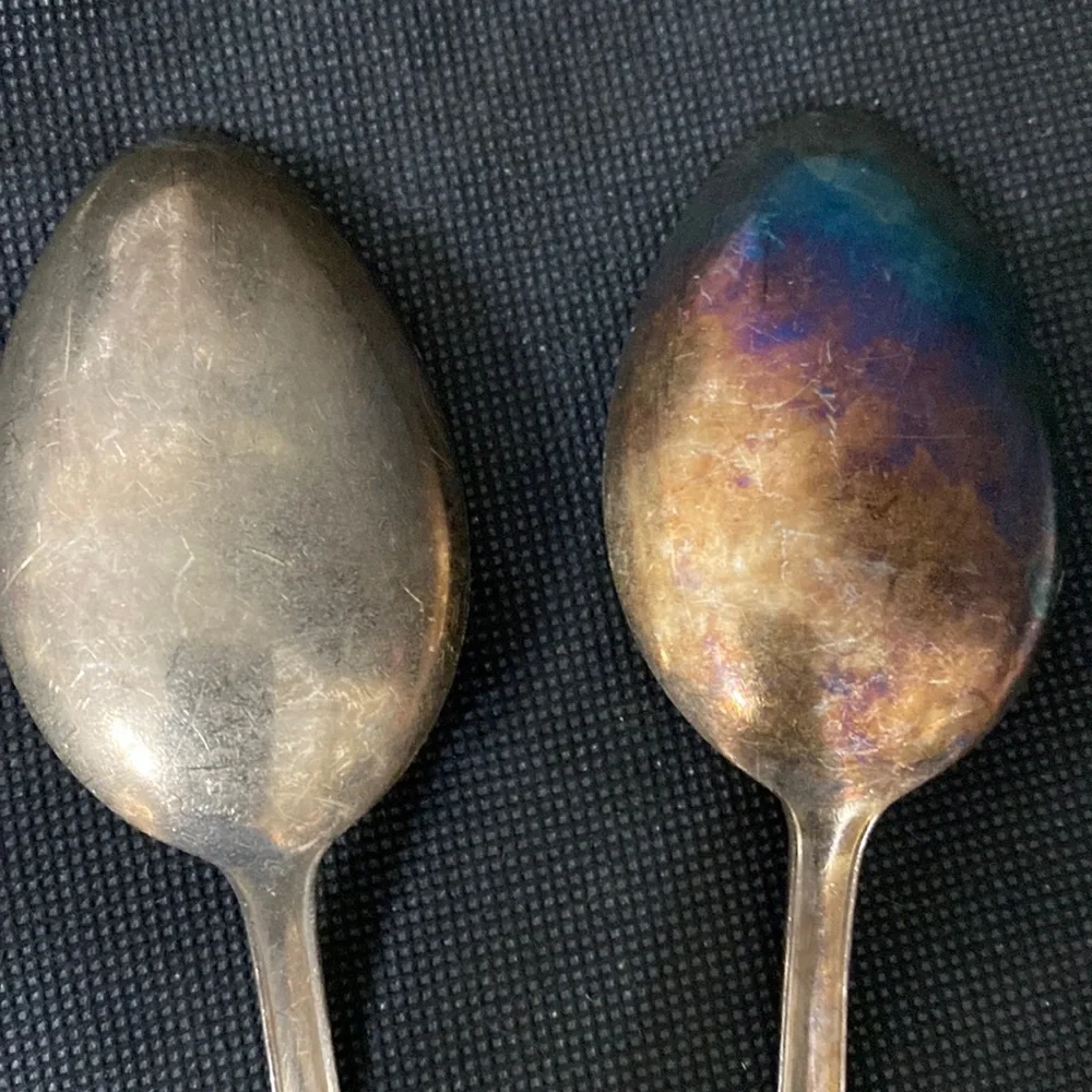 Vintage BMF 90 German Silver Plated Serving Spoon -Medium 1950’s -set of 4